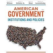 American Government, Essentials Edition, 16th by Wilson/Diiulio/Bose, 9781337568432