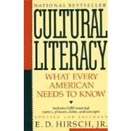 Cultural Literacy by HIRSCH, E.D. JR, 9780394758435