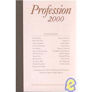 Profession 2000 by Franklin, Phyllis, 9780873528436