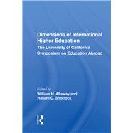 Dimensions of International Higher Education by Allaway, William H., 9780367008437