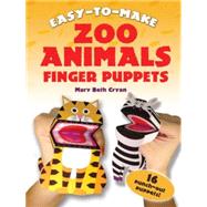 Easy-to-Make Zoo Animals Finger Puppets by Cryan, Mary Beth, 9780486488448