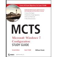 MCTS Microsoft Windows 7 Configuration Study Guide, Study Guide Exam 70-680 by Panek, William, 9780470948453