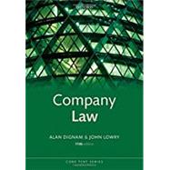 Company Law by Dignam, Alan; Lowry, John, 9780198848455