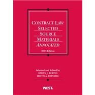Burton and Eisenberg's Contract Law: Selected Source Materials Annotated, 2013 by Burton, Eisenberg, 9780314288455