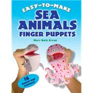 Easy-to-Make Sea Animals Finger Puppets by Cryan, Mary Beth, 9780486488455