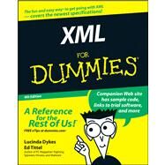XML For Dummies by Dykes, Lucinda; Tittel, Ed, 9780764588457
