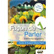 Facon de Parler 1 French for Beginners: Audio & Support Book Pack 5ED by Aries, Angela; Debney, Dominique, 9781444168457
