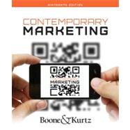 Contemporary Marketing by Boone, Louis E.; Kurtz, David L., 9781133628460