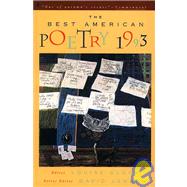 Best American Poetry, 1993 by Gluck, Louise, 9780020698463