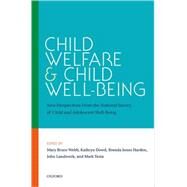 Child Welfare and Child Well-Being New Perspectives From the National Survey of Child and Adolescent Well-Being by Webb, Mary Bruce; Dowd, Kathryn; Harden, Brenda Jones; Landsverk, John; Testa, Mark, 9780195398465