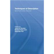 Techniques of Description: Spoken and Written Discourse by Fox,Gwyneth, 9781138868465