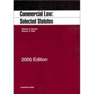 Commercial Law, 6th, Selected Statutes by Warren, William D.; Walt, Steven D., 9781587788475