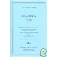 Leo Baeck Institute Yearbook 2000 by Grenville, J. A. S., 9781571818478