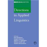 Directions in Applied Linguistics Essays in Honor of Robert B. Kaplan by Bruthiaux, Paul; Atkinson, Dwight; Eggington, William, 9781853598494