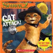 Shrek 2 Cat Attack! (8x8 Storybook W/ Stickers) by Weiss, David; Weiss,  Bobbi, 9780439538510