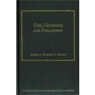 God, Goodness and Philosophy by Harris,Harriet A., 9781409428510