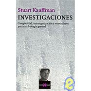Investigaciones by Kauffman, Stuart, 9788483108512