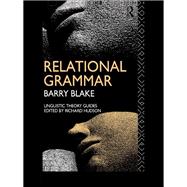 Relational Grammar by Blake,Barry, 9781138158528