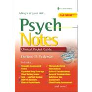 Psych Notes : Clinical Pocket Guide by Pedersen, Darlene D., 9780803618534