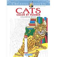 Creative Haven Cats Color by Number Coloring Book by Toufexis, George, 9780486818535