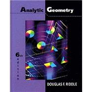 Analytic Geometry by Riddle, Douglas R., 9780534948542