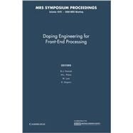Doping Engineering for Front-end Processing by Pawlak, B. j.; Pelaz, M. l.; Law, M.; Surugo, K., 9781107408548