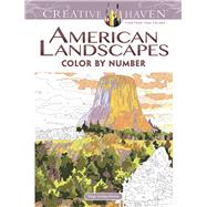 Creative Haven American Landscapes Color by Number Coloring Book by Pereira, Diego Jourdan, 9780486798554