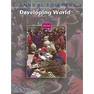 Annual Editions : Developing World 03/04 by GRIFFITHS ROBERT J., 9780072838558