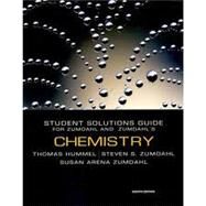 Chemistry-Student Solutions Manual by Zumdahl, Steven S.; Zumdahl, Susan A., 9780547168562