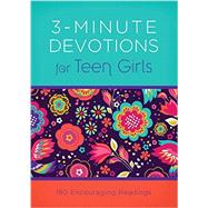3-Minute Devotions for Teen Girls by Barbour Publishing, Inc., 9781630588564