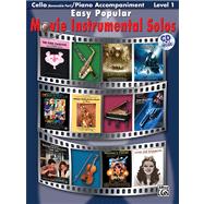 Easy Popular Movie Instrumental Solos for Strings : Cello, Book and CD by Galliford, Bill, 9780739048566