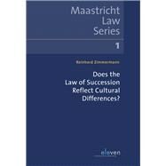 Does the Law of Succession Reflect Cultural Differences? by Zimmermann, Reinhard, 9789462368569