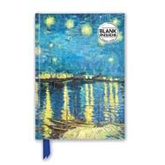 Vincent Van Gogh - Starry Night over the Rhne Foiled Blank Journal by Flame Tree Studio, 9781787558571