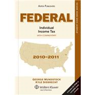 Federal Individual Income Tax WIth Commentary, 2010-2011 Edition by Mundstock, George; Siebrecht, Kyle, 9780735598577