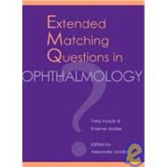 Extended Matching Questions in Ophthalmology by Ayoub, Tariq, 9781903378588