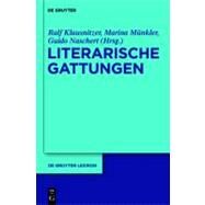 Literarische Gattungen by Klausnitzer, Ralf, 9783110188592