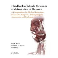 Handbook of Muscle Variations and Anomalies in Humans by Eve K. Boyle; Vondel S. E. Mahon; Rui Diogo, 9780367538620