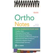 Ortho Notes Clinical Examination Pocket Guide by Gulick, Dawn T., 9781719648622
