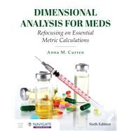 Dimensional Analysis for Meds by Anna M. Curren, 9781284248623