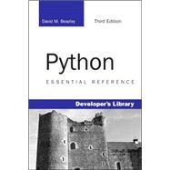 Python Essential Reference by Beazley, David M., 9780672328626