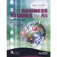 Ocr Business Studies for As by Marcouse, Ian, 9780340958636