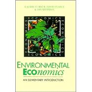 Environmental Economics by Turner, R. Kerry; Pearce, David; Bateman, Ian, 9780801848636