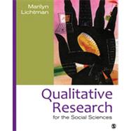Qualitative Research for the Social Sciences by Lichtman, Marilyn, 9781412998642