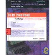 Fundamental Managerial Accounting Concepts With Nettutor by Edmonds, Thomas P.; Edmonds, Cindy D.; Tsay, Bor-Yi, 9780072478648