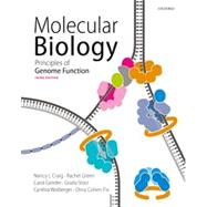 Molecular Biology Principles of Genome Function by Craig, Nancy L.; Green, Rachel R.; Greider, Carol C.; Storz, Gisela G.; Wolberger, Cynthia, 9780198788652