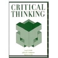 AS Critical Thinking for OCR by Gary R. Kirby; Jeffery R. Goodpaster; Marvin Levine, 9780536028655