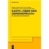 Kants ��ber den Gemeinspruch� by Philipp-Alexander Hirsch, Dieter H�ning, Stefan Klingner, Gianluca Sadun Bordoni, 9783119148665