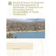 Social Science to Improve Fuels Management by U.s. Department of Agriculture, 9781507888667