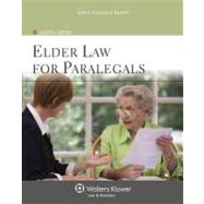 Elder Law for Paralegals by Vietzen, Laurel A., 9780735508675