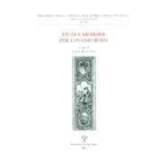 Studi E Memorie Per Lovanio Rossi by Bastianoni, Curzio, 9788859608677